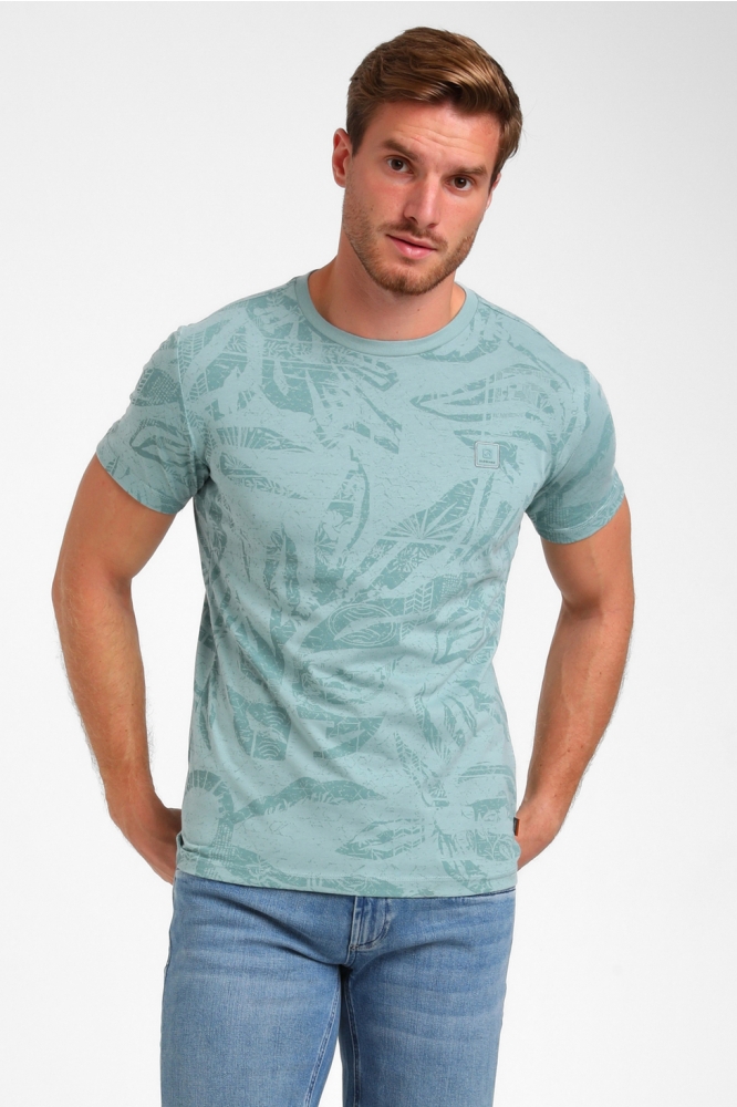 ALLOVER PRINT T SHIRT 155911 OCEAN BLUE